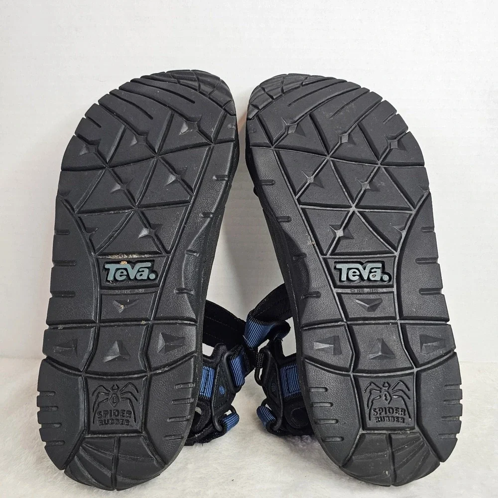 Teva Men's Blue Black Sports Outdoor Hiking Sandals Strappy Size 11 M